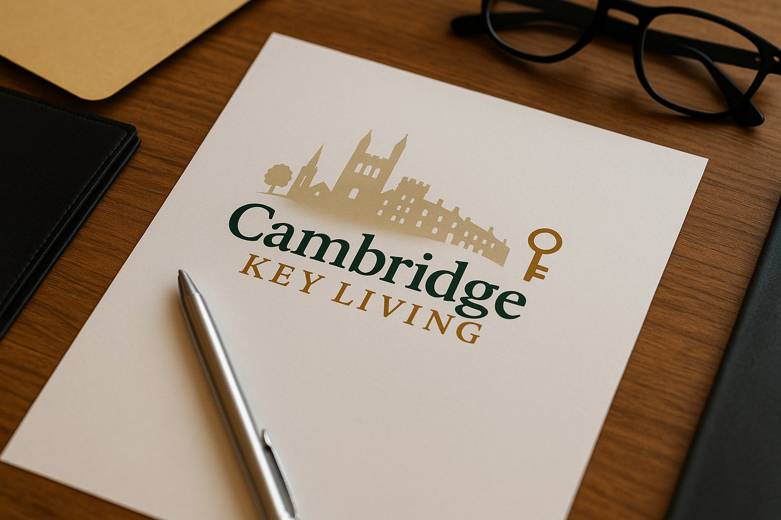 Letterhead with logo